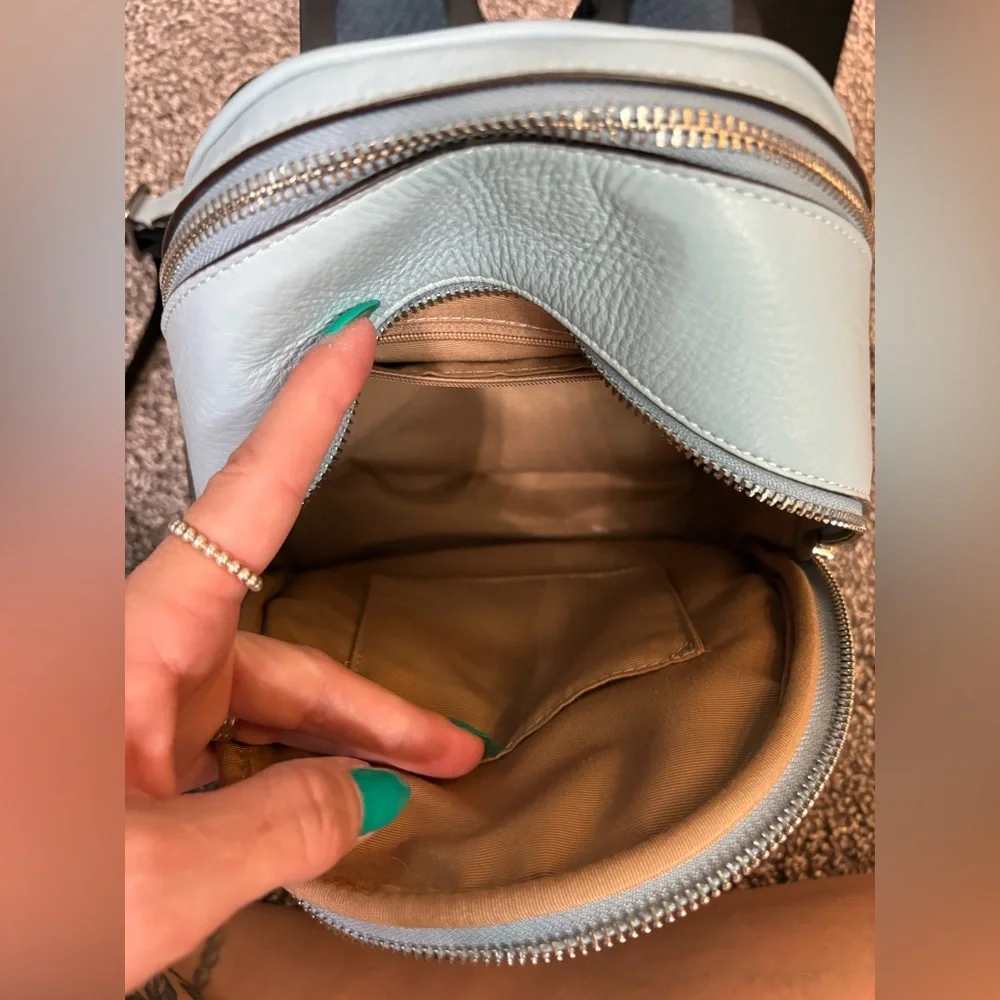 Coach Light Blue Backpack - Picture 8 of 15